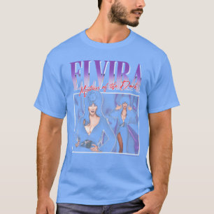 Camiseta Elvira Ama del Infierno Púrpura Amiga del Terror d
