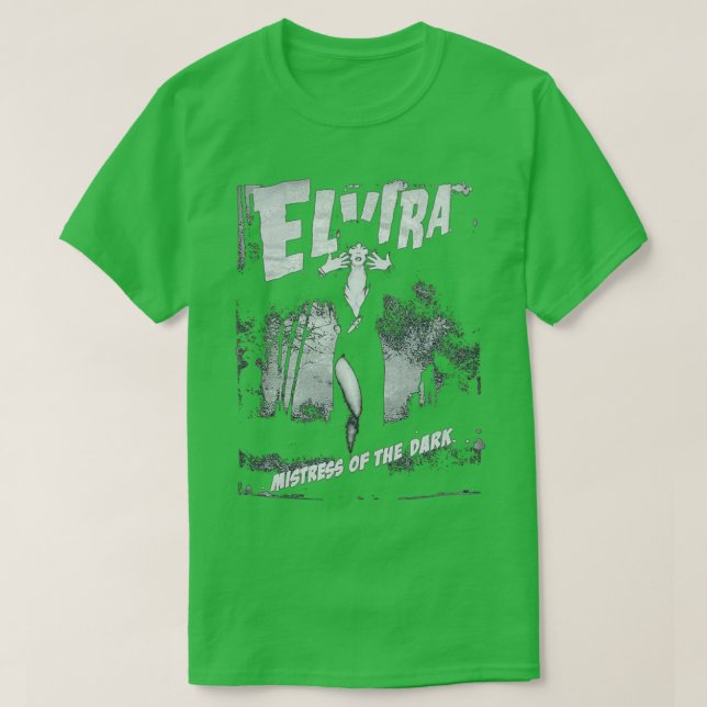Camiseta Elvira Gray Zombie (Diseño del anverso)