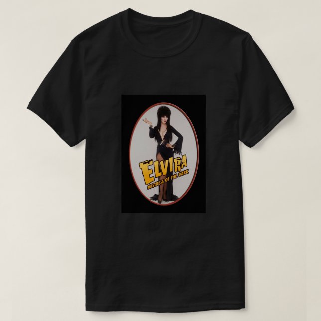 Camiseta Elvira Portrait Poster (Diseño del anverso)