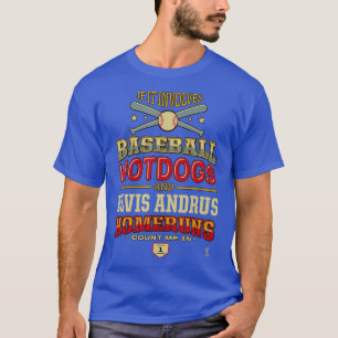 Camiseta Elvis Andrus Si Implica Hotdogs De Béisbol