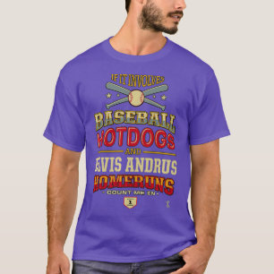Camiseta Elvis Andrus Si Se Trata De Hotdogs De Béisbol