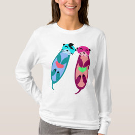 Camiseta Elvis Otter y Friend with Hearts