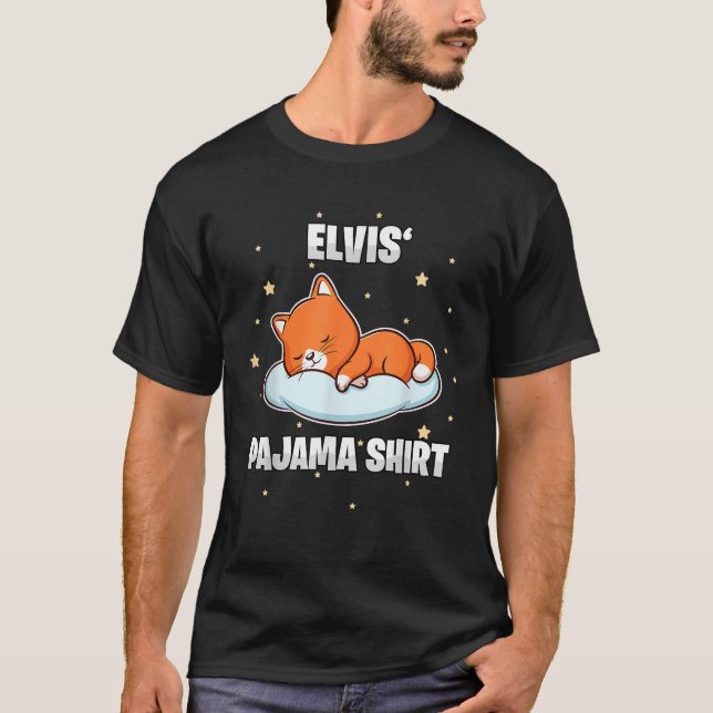 Camiseta Elvis Pajama Personalized Sleeping  (Anverso)