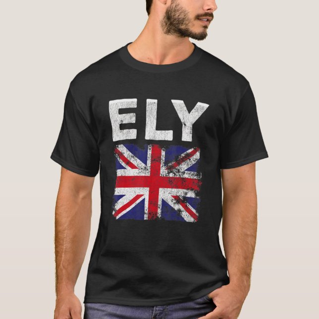 Camiseta Ely British Flag Union Jack England (Anverso)