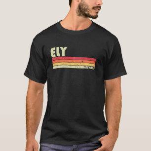 Camiseta Ely Nv Nevada Funny City Home Roots Retro años 80