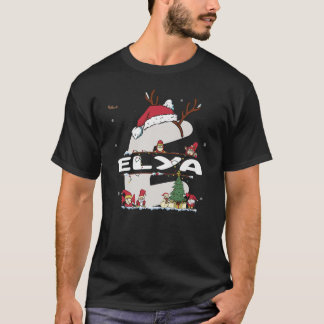 Camiseta Elya Christmasw Elya Name for funny Xmas