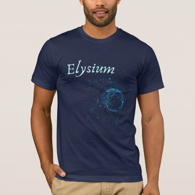 Camiseta Elysium - Un Otherworld digital (Anverso)