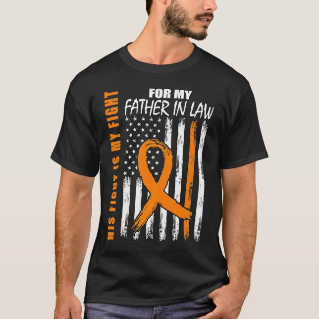 Camiseta EM su lucha suegro esclerosis múltiple EE. UU. (Anverso)