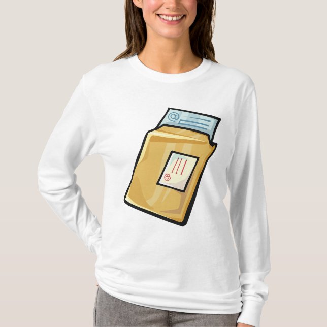 Camiseta Email Envelope Digital Mail and Newsletter (Anverso)