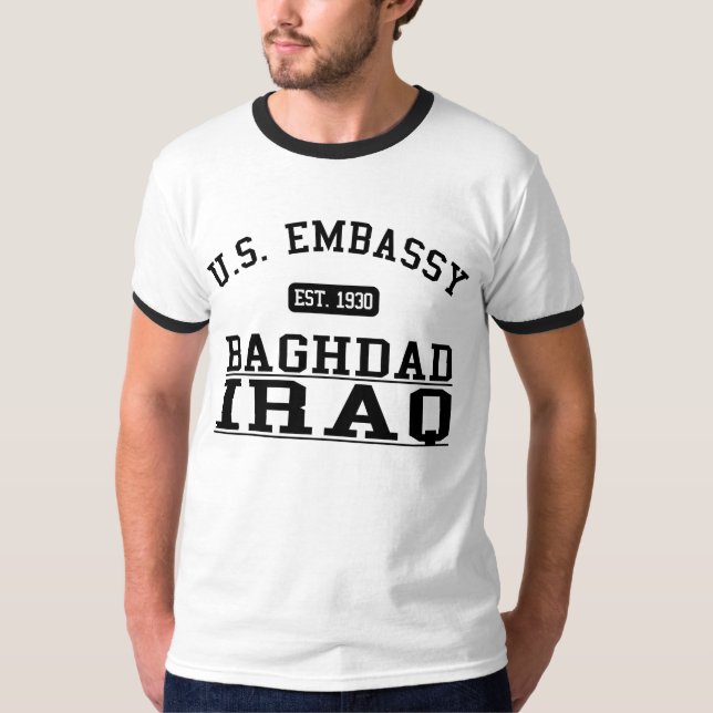 Camiseta Embajada Bagdad Iraq - 1930 (Anverso)