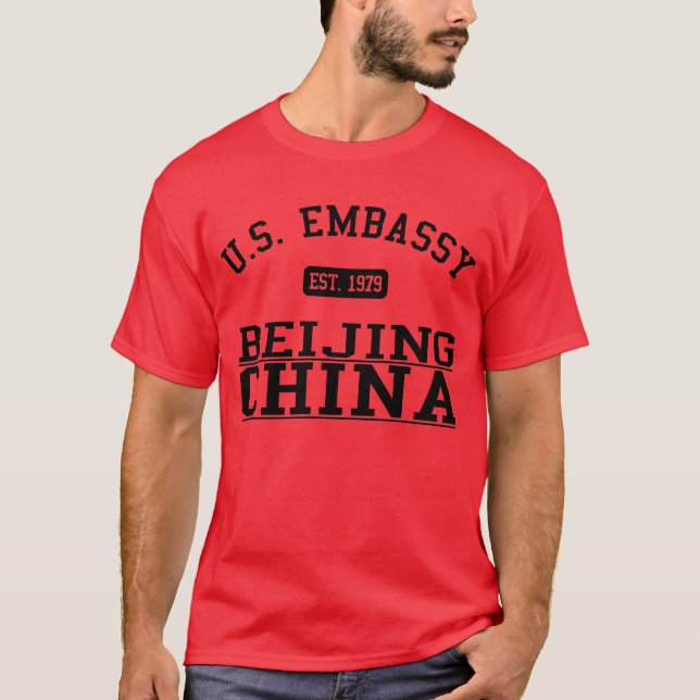 Camiseta Embajada Pekín, China (Anverso)