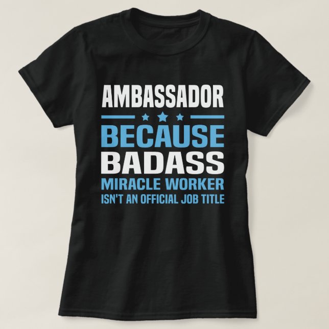 Camiseta Embajador (Diseño del anverso)