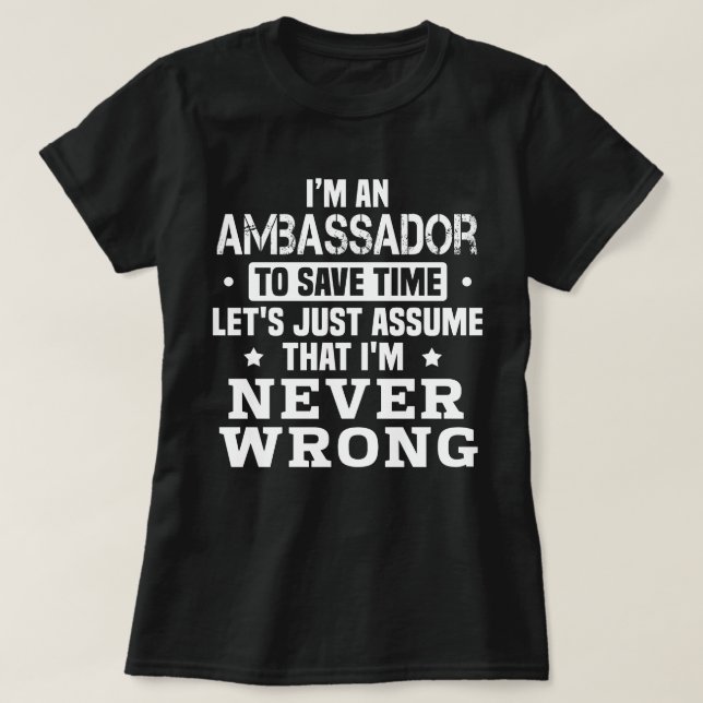 Camiseta Embajador (Diseño del anverso)