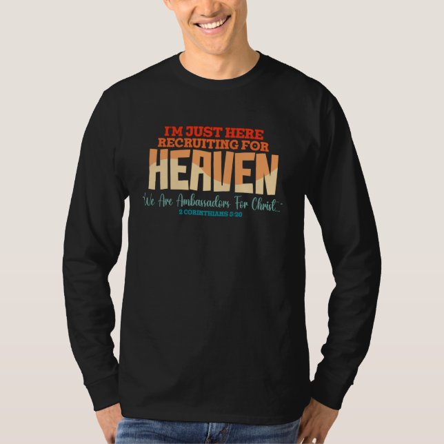 Camiseta Embajadores cristianos 2 Corintios 520 para Cristo (Anverso)