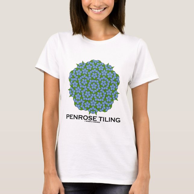 Camiseta Embaldosado de Penrose (simetría quíntupla) (Anverso)