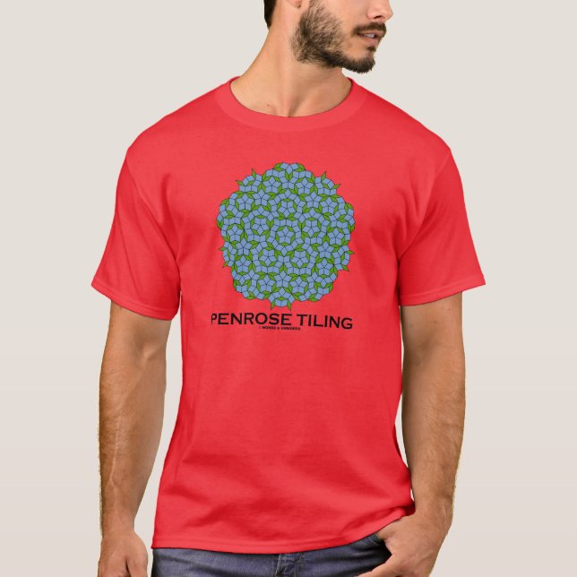 Camiseta Embaldosado de Penrose (simetría quíntupla) (Anverso)