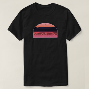 Camiseta Embalse de Caballos Colorado Red Sunrise