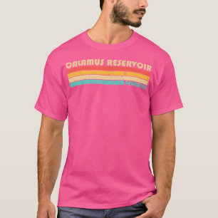 Camiseta Embalse de Calamus Nebraska Camping Funny Pescador