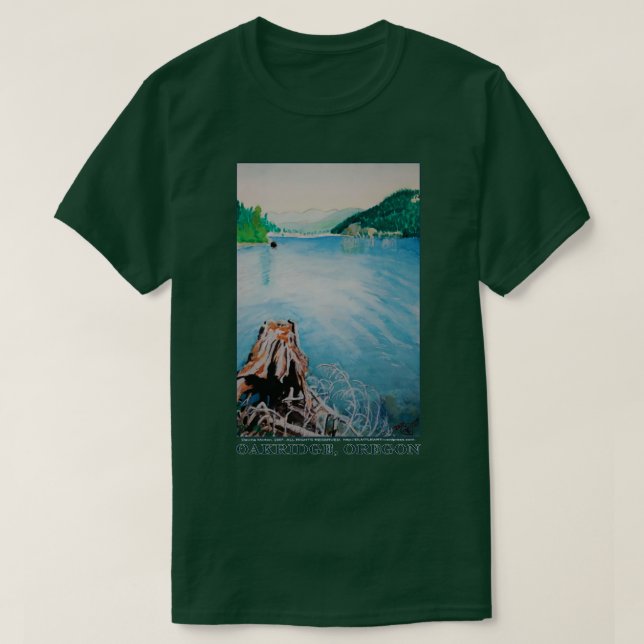 Camiseta Embalse de Oakridge 4 (Diseño del anverso)