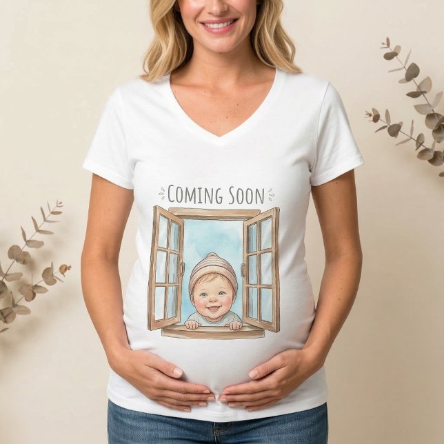 Camiseta embarazada - Próximamente (pregnant - T-Shirt
Baby coming soon)