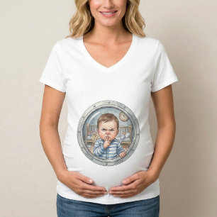 Camiseta Embarazada - Shush .. El bebé necesita dormir