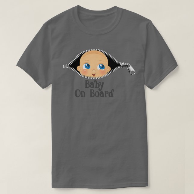 Camiseta Embarazo Bebé a bordo de futuras madres 886 (Diseño del anverso)