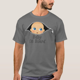 Camiseta Embarazo Bebé a bordo de futuras madres 886