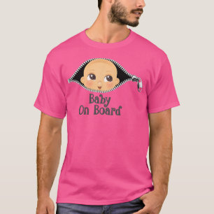 Camiseta Embarazo Bebé a bordo de futuras madres 887