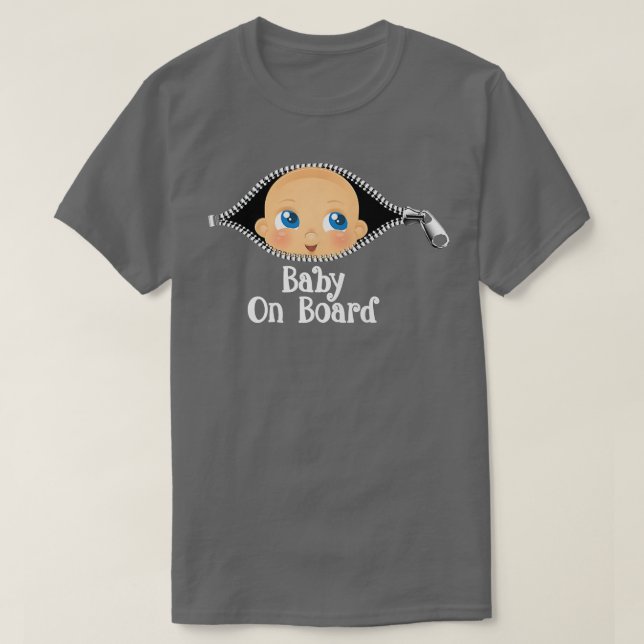 Camiseta Embarazo Bebé a bordo de futuras madres 892 (Diseño del anverso)