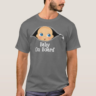 Camiseta Embarazo Bebé a bordo de futuras madres 892