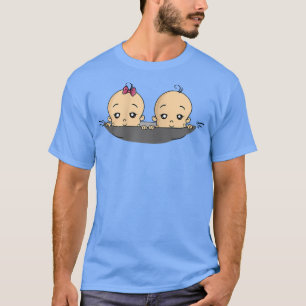 Camiseta Embarazo Bebé Divertido gemelos Chica Boy879