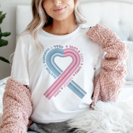 Camiseta Embarazo Cinta de Sensibilización a la Pérdida Inf