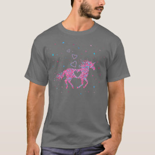 Camiseta Embarazo de bebé con bombeo Unicornio