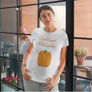 Camiseta Embarazo de calabaza