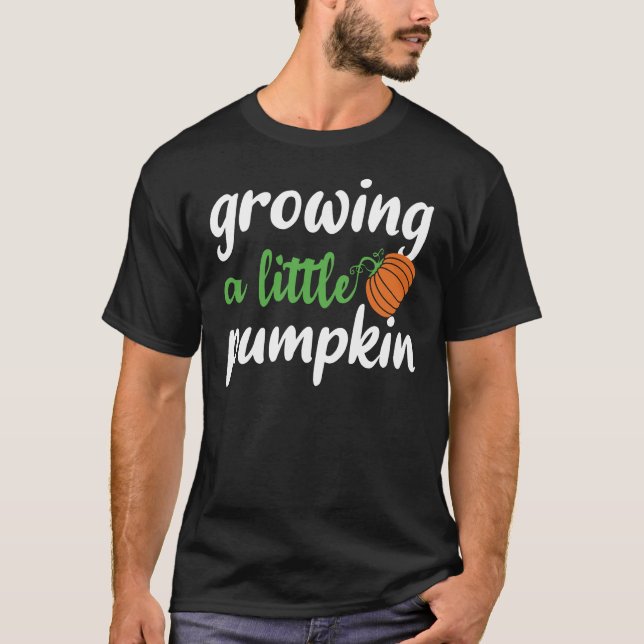 Camiseta Embarazo de Halloween con calabaza para mujeres (Anverso)