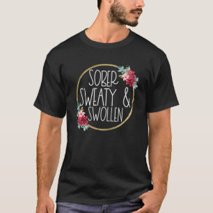 Camiseta Embarazo De Verano Sudoroso E Inflamado