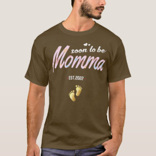 Camiseta Embarazo divertido Pronto será la mamá más votada