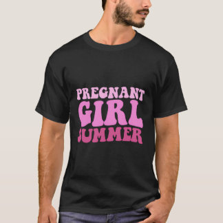 Camiseta Embarazo divertido Revelar Chica embarazada Summer