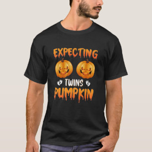 Camiseta Embarazo en Halloween de las mujeres que esperan t