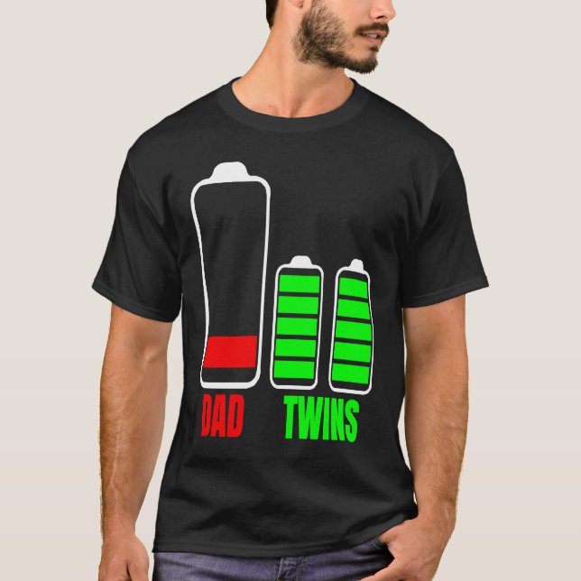 Camiseta Embarazo en hermanos gemelos (Anverso)