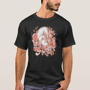 Camiseta Embarazo Floral Vejez Anatomía Bebé Ginecología Ex