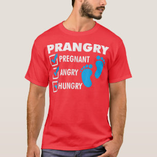 Camiseta Embarazo hambriento enojado con su futura madre em