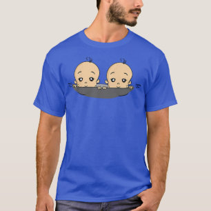 Camiseta Embarazo Mujeres Embarazo Bebé Gemelos Funny Boys 