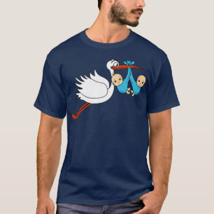 Camiseta Embarazo Mujeres Gemelas Cómicas Raras Niños Bebés