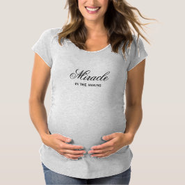 Camiseta Embarazo o maternidad T Shirt — Milagro