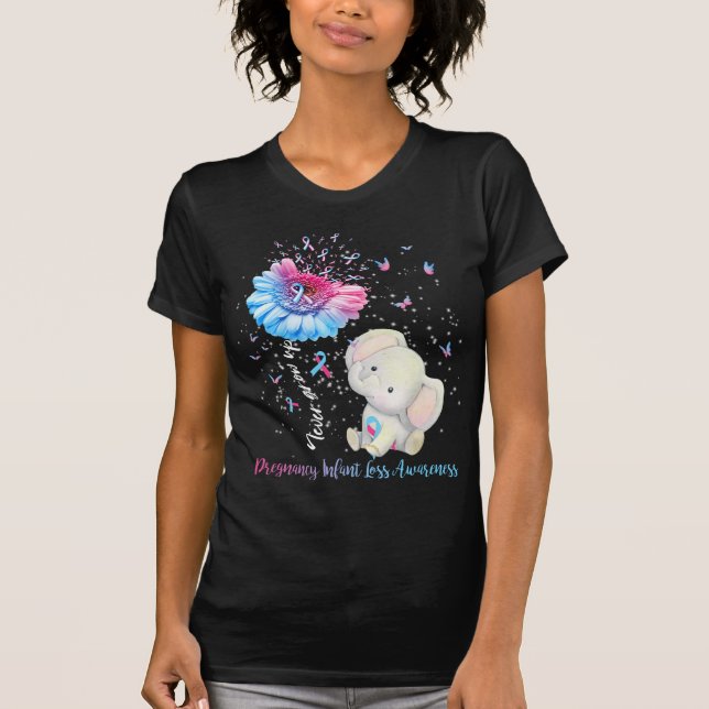 Camiseta Embarazo Pérdida Infantil Conciencia (Anverso)