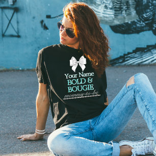 Camiseta Embarazo verde azulado sobre el tema Tiffany Esper