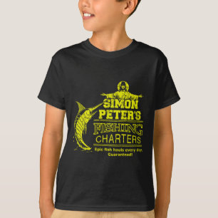 Camiseta Embarcaciones de Simon Pedro Divertido Jesucristo 