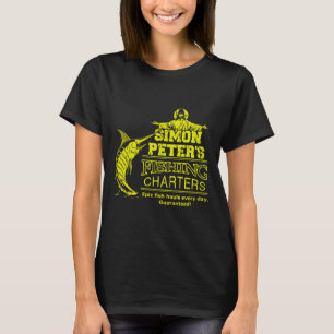 Camiseta Embarcaciones de Simon Pedro Divertido Jesucristo