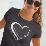 Camiseta Embarcadura personalizada de corazón para el paso<br><div class="desc">Este diseño puede ser personalizado en el área proporcionada cambiando la foto y/o el texto. O puede personalizarse haciendo clic en Personalizar esta plantilla y, a continuación, eligiendo la opción de hacer clic en el personalizar y eliminando o cambiando el color del fondo, agregando texto, cambiando el color o estilo...</div>